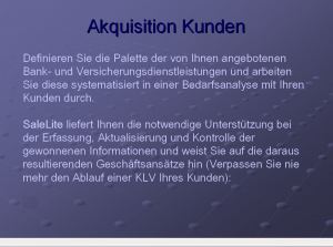 Kundenakquise